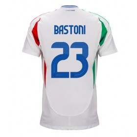 Italien Alessandro Bastoni #23 Borta Kläder EM 2024 Kortärmad